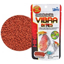 HIKARI Vibra Bites 35g / 73g / 280g / 1kg - Slow Sinking Food for Omnivorous Tropical Fish, Blood-Worm-Like Stick