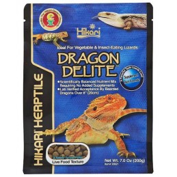 Hikari DRAGON DELITE 200g - Food for Bearded Dragon, for Omnivorous Geckos