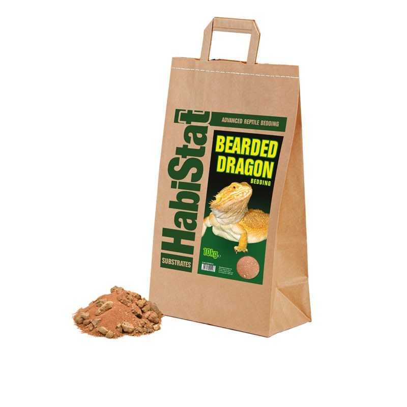 HSBDB10 podłoże dla agamy brodatej do terrarium Habistat Bearded Dragon 10kg