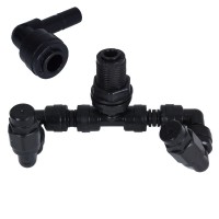 MistKing Double Misting Nozzle Assembly with connector L 1/4"