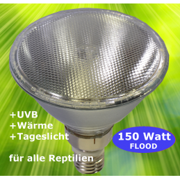 Lampa do terrarium UVB o mocy 150W FLOOD