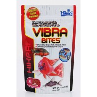 HIKARI Vibra Bites XL - Slow Sinking Food for Omnivorous Tropical Fish Blood-Worm-Like Stick