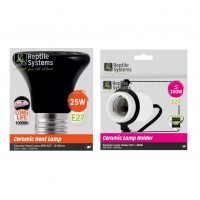 Lampa Grzewcza dla Gekona Lamparciego - Ceramiczna 25W