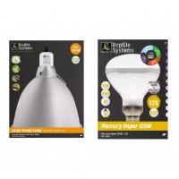 Lampa Grzewcza dla Żółwia - UVA i UVB Rtęciowa 125W Na Wybieg