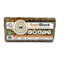 Reptiblock Coconut Substrate Chips Brick 550g 10L THICK  Premium podłoże Grube włókno kokosowe